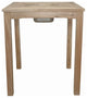 Anderson Teak TB-3636BT Chatsworth Ice Chiller Bar Table