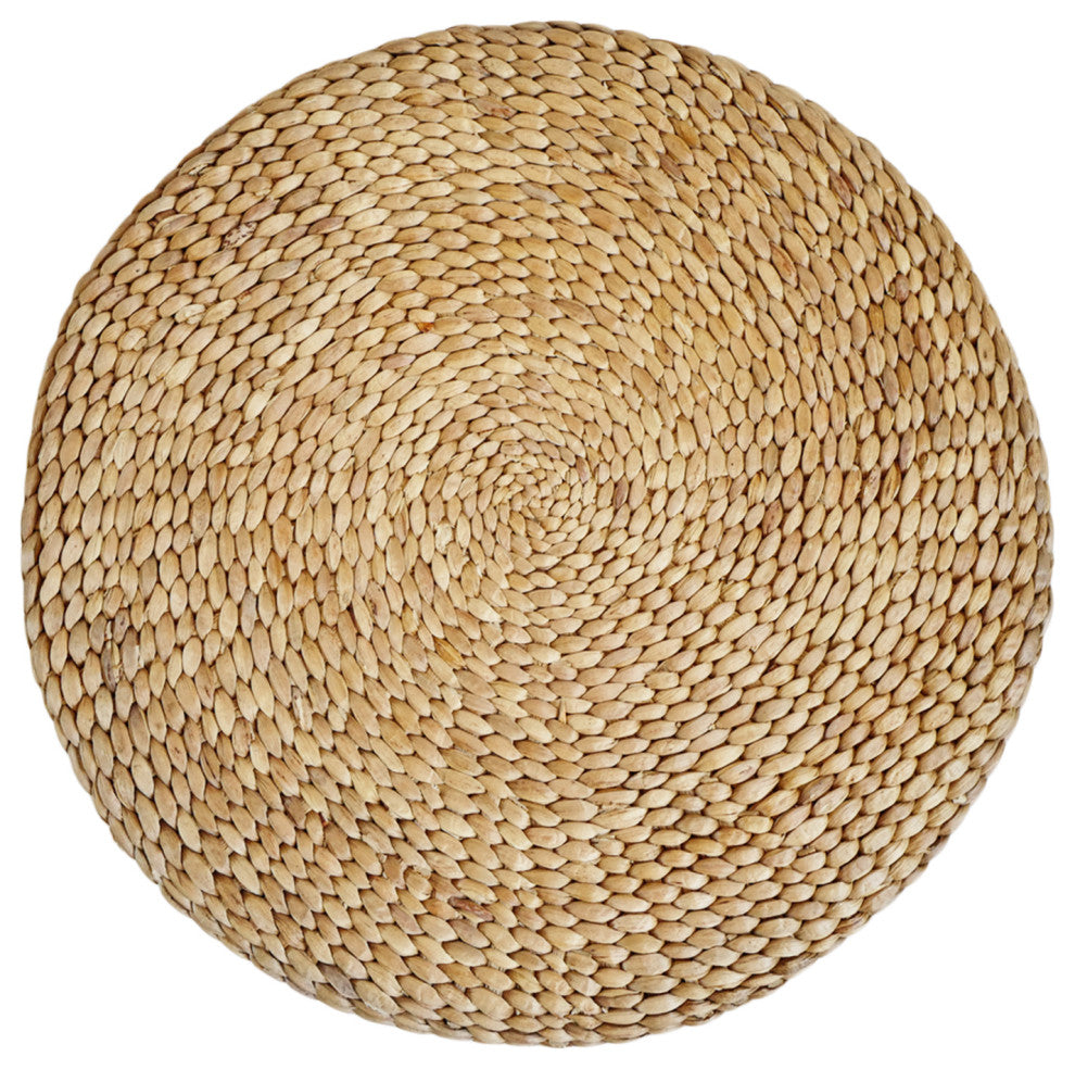 Round Banana Leaf Rope Stool