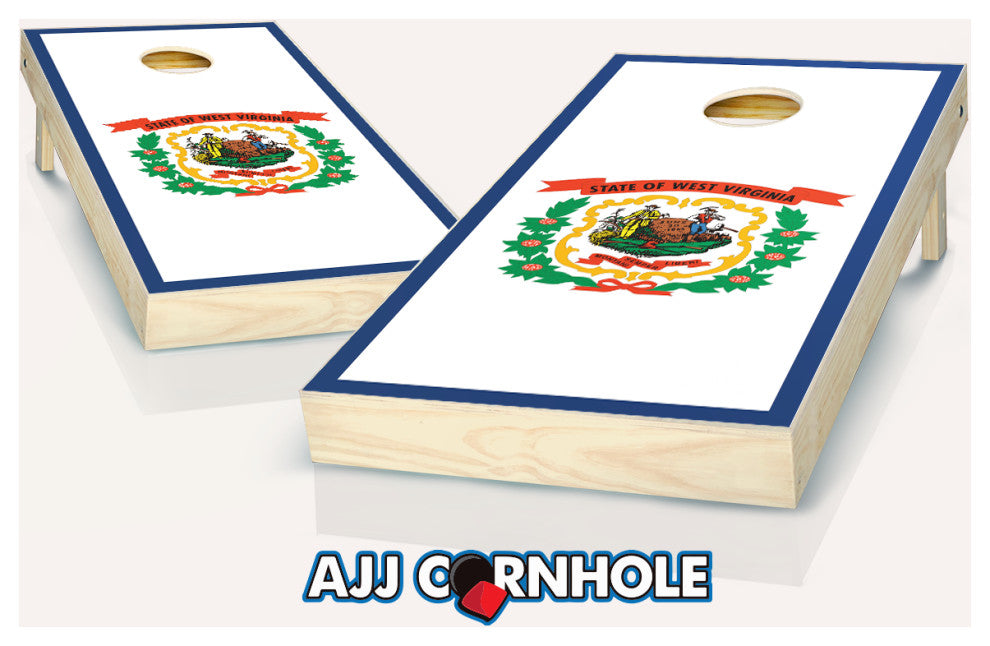 West Virginia Flag Cornhole Set