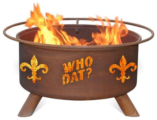 Patina Products  Who Dat Fire Pit