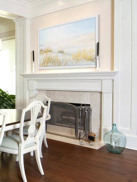 "Sea View" Framed Painting Print, 24"x16"