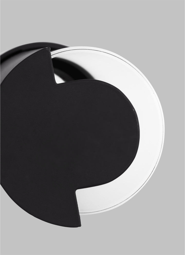 Kiel Small LED Wall / Bath, Midnight Black