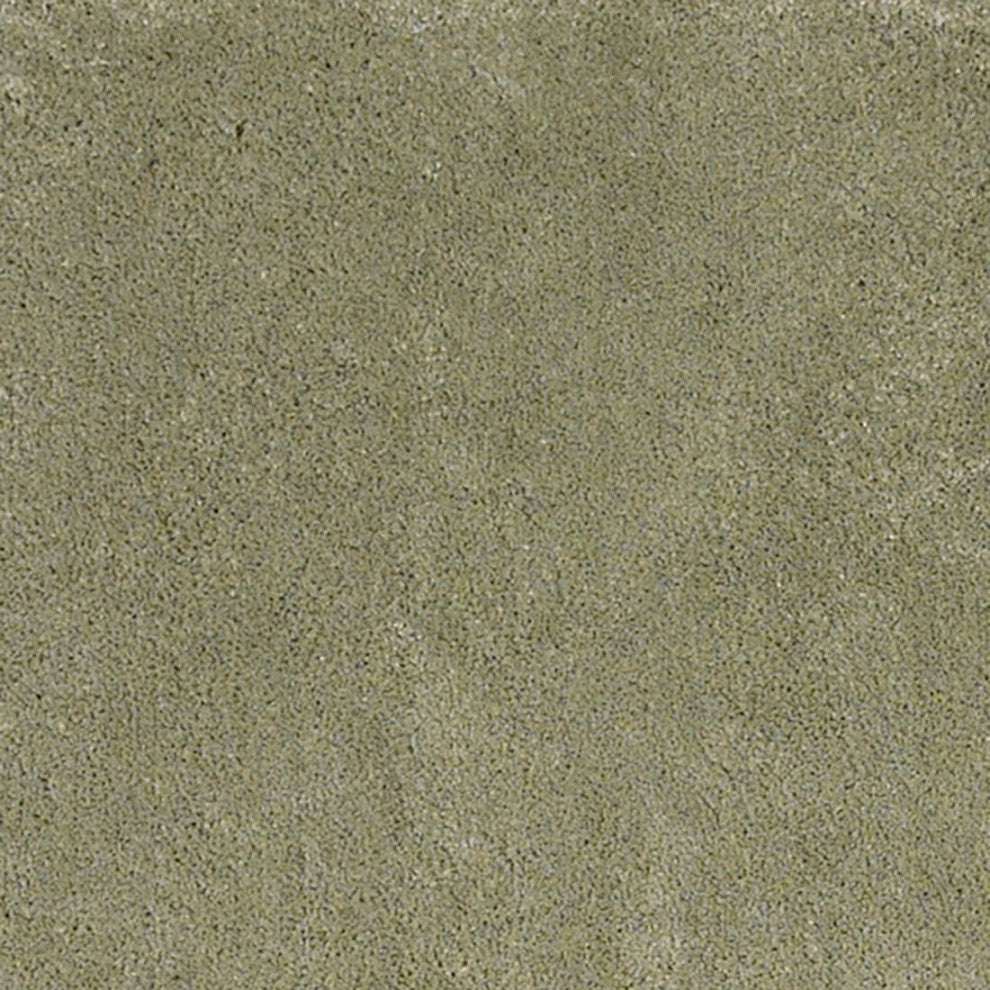 KAS Bliss 1568 Sage Shag Area Rug, 2'3" x 7'6" Runner