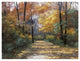 "Autumn Road" Digital Paper Print by Diane Romanello, 34"x26"