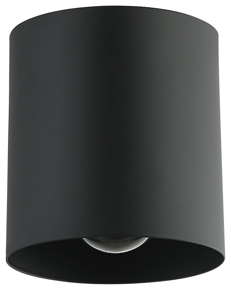 Flush Mount Ceiling Light Theron Integrated LED, Matte Black