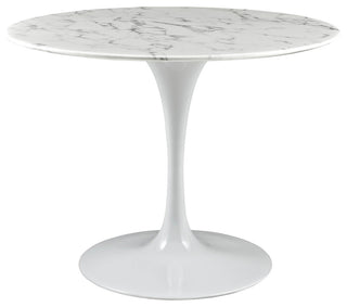 Modern Contemporary Kitchen 40" Dining Table White