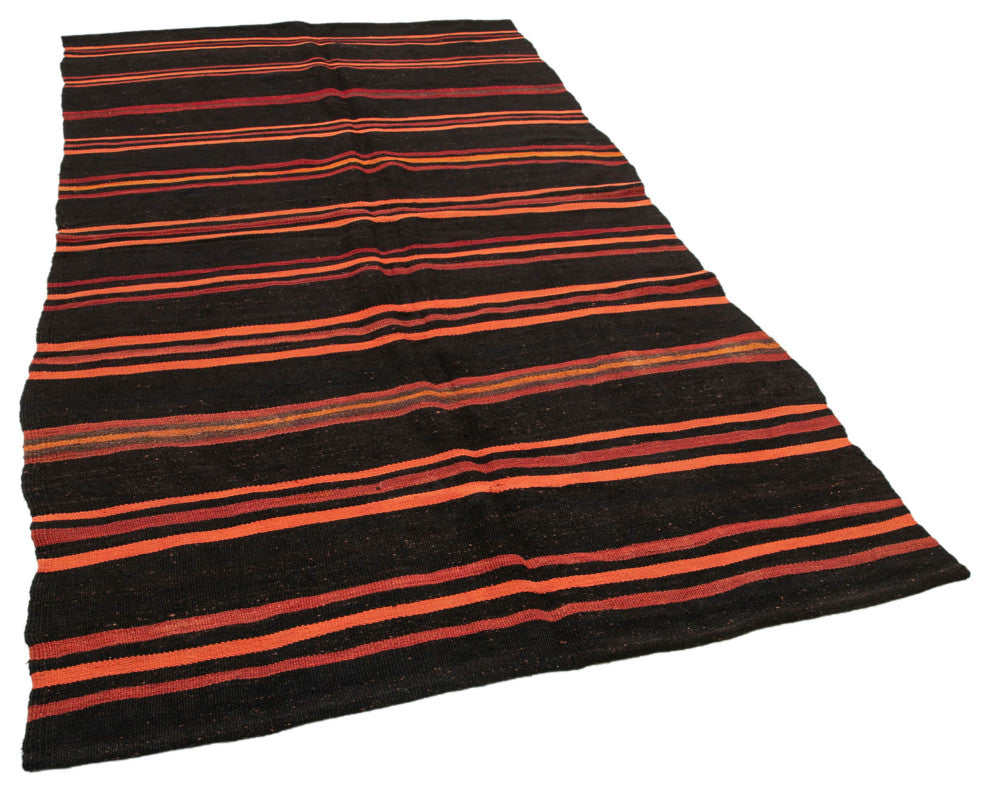 Rug N Carpet - Handmade Anatolian 5' 10'' x 10' 0'' Vintage Goat Hair Kilim Rug
