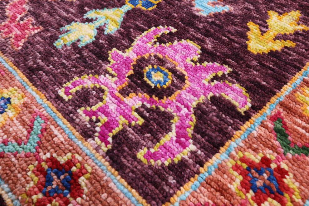 10' 5" X 13' 9" Turkish Oushak Handmade Rug - Q14786