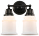 Innovations 623-2W-BK-G181 2-Light Bath Vanity Light, Matte Black