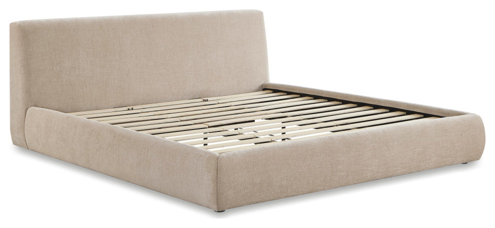Isla Upholstered Bed, Taupe, King