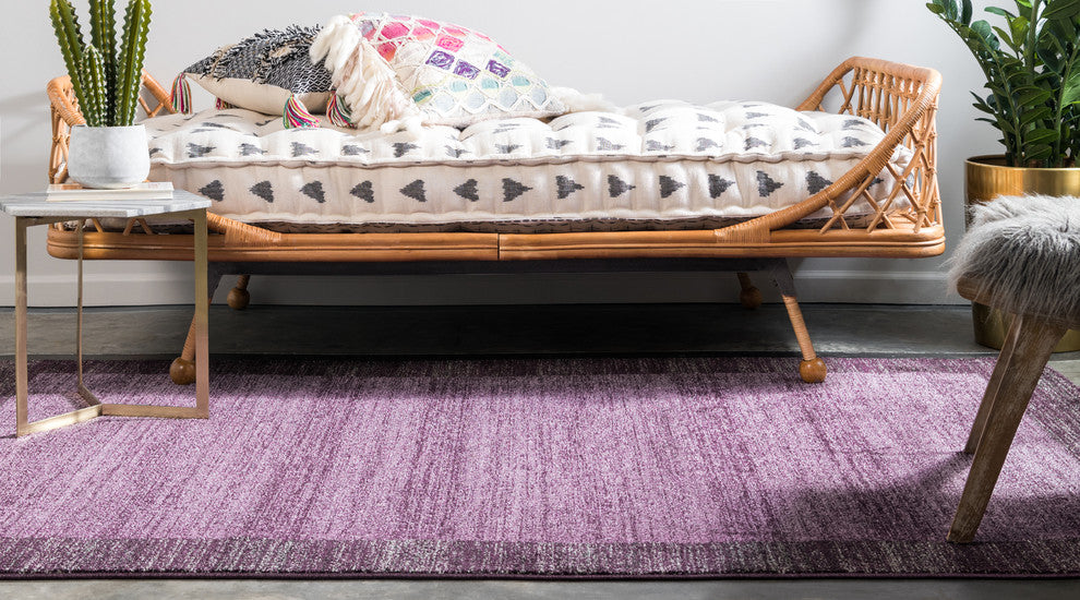 Unique Loom Violet Del Mar Abigail 3'' 3 x 5'' 3 Area Rug