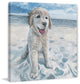 "Dog Haven" Painting Print on Wrapped Canvas, 48"x48"