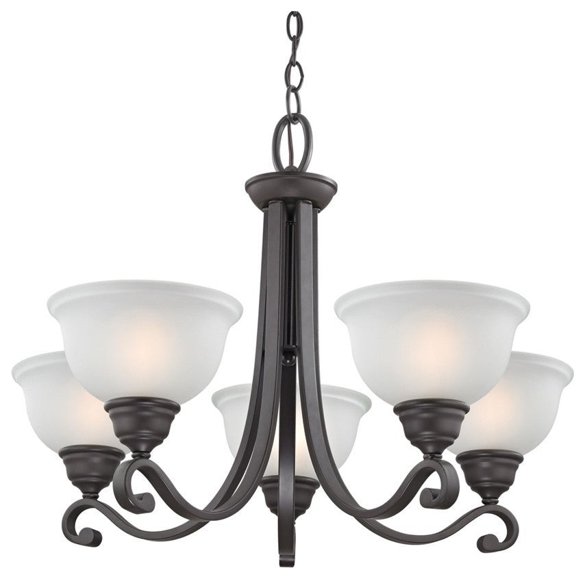 Hamilton 5-Light Chandeier, Oil Rubbed Bronze