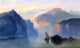 Josephus Gerardus Hans A Mountainous River Landscape Wall Decal