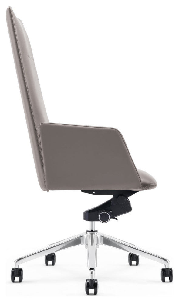 Modrest Tricia Modern Grey High Back Executive Office Chair
