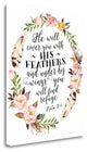 "Psalm 91 - 4" By Tara Moss, Giclee Print on Gallery Wrap Canvas, Ready to Hang