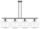 Innovations 516-4I-BK-G654-12-LED 4-Light Island Light, Matte Black