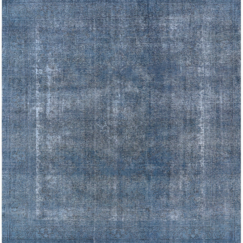 Ahgly Company Indoor Square Mid-Century Modern Area Rugs, 7' Square