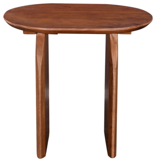 Kenzo Acacia Side Table, Pecan
