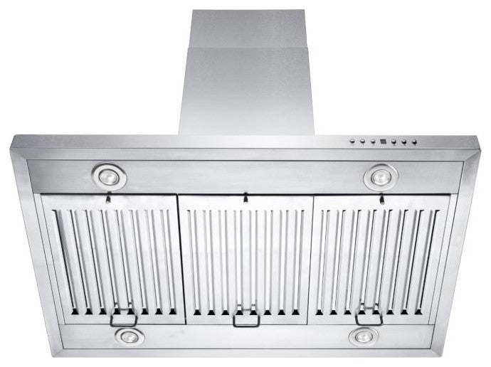 ZLINE 42" Ducted Island Mount Range Hood with Remote Blower in Stainless Steel