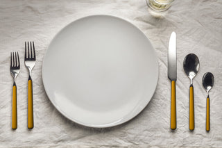 Fantasia Flatware Set, Mustard, 20 Pcs.