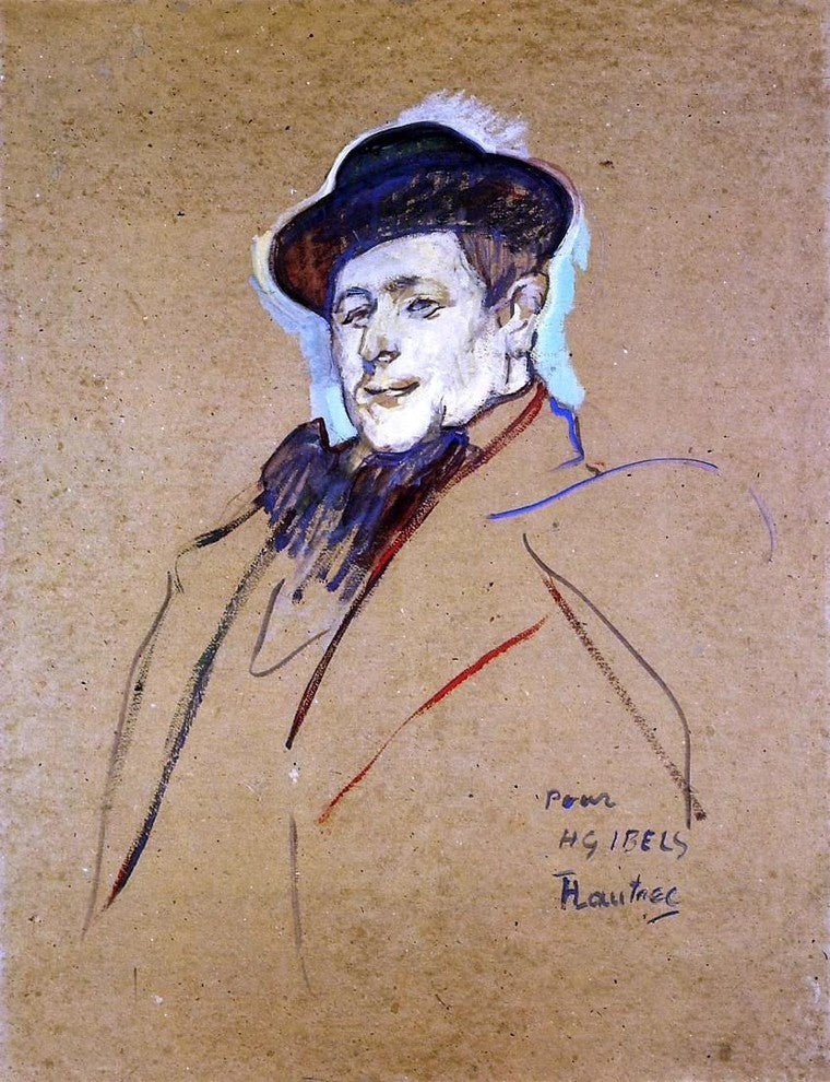 Henri De Toulouse-Lautrec Henri-Gabriel Ibels Gallery Wrap Canvas, 21"x28"
