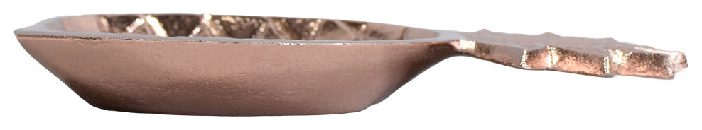 Handmade Decorative Aluminium Tray, Bronze Color Coated