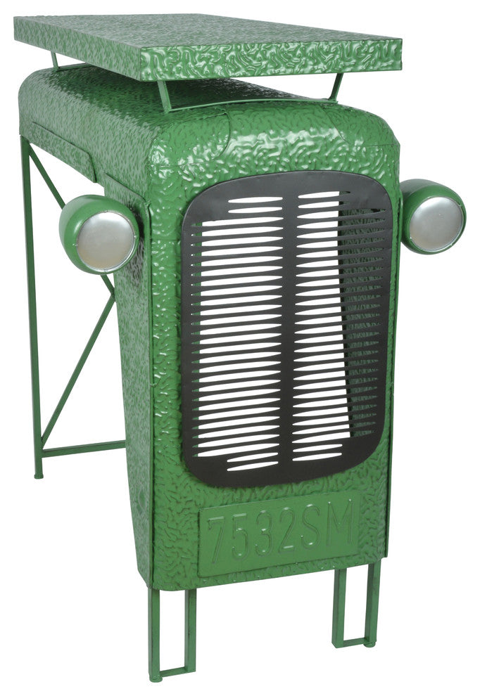Industrial Heritage Tractor Table, Metal, Green