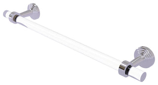 Pacific Beach 30" Towel Bar, Polished Chrome