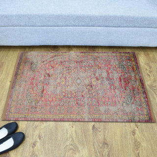 Machine Made Polyester Durable Indoor Outdoor Washable Oriental Pattern Footmat