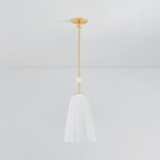 Hudson Valley Lighting Cambria Heights Pendant, Aged Brass