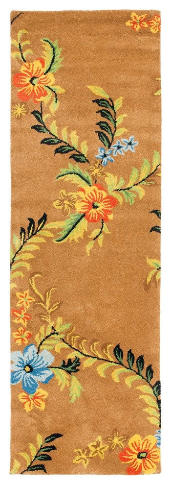 Safavieh Soho Soh734A Floral Rug, Brown/Multi, 2'6"x6'0" Runner