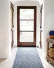 Dash & Albert Kota Indigo Handwoven Wool Rug, Blue, Runner-2'6" x 8'