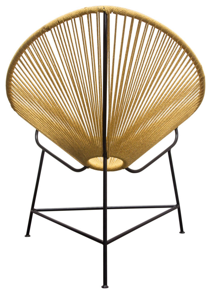 Sativa 2 Accent Chairs, Orange Rope