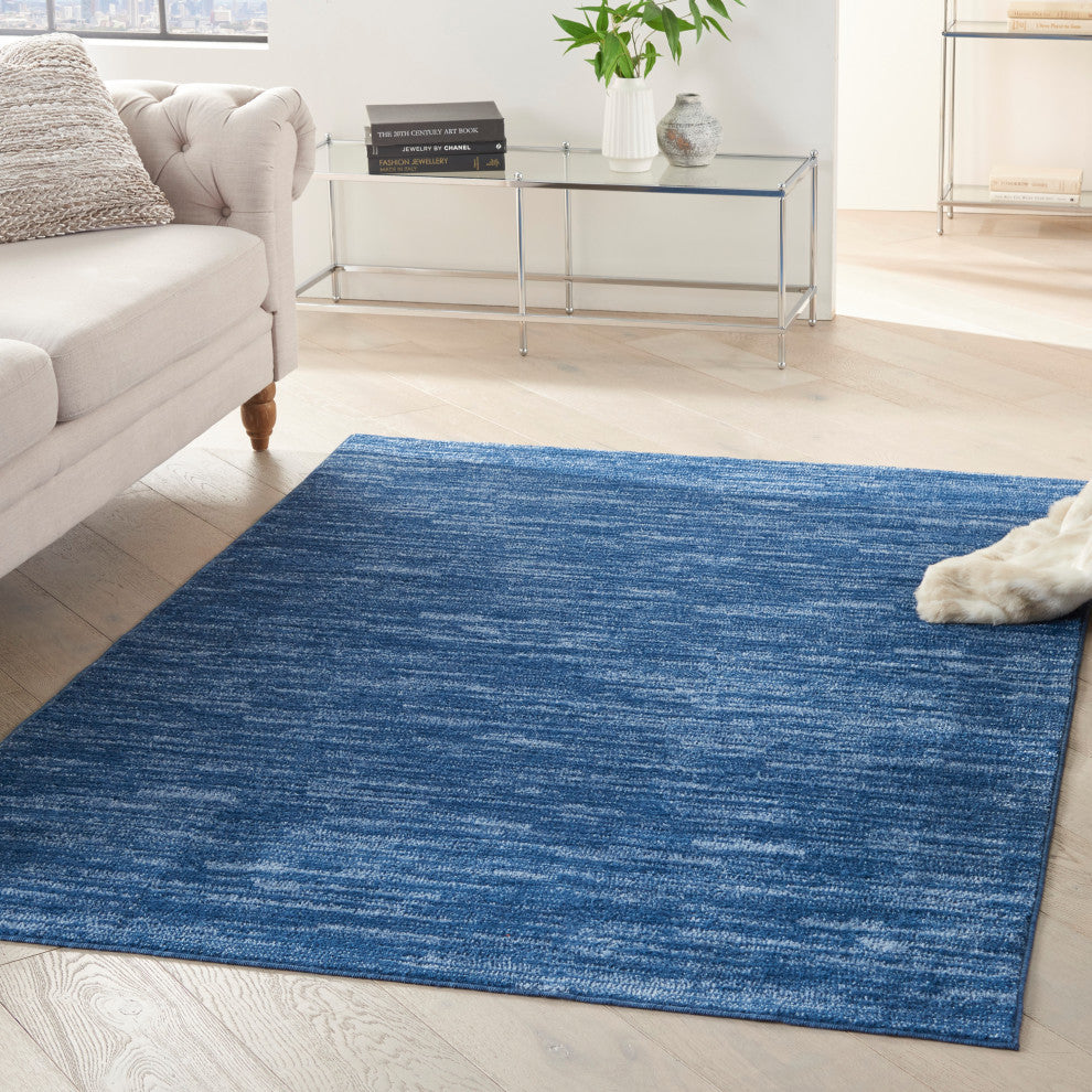 Nourison Essentials 5' x 7' Navy Blue Outdoor Area Rug