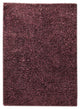 Hand Woven Purple Shag Area Rug