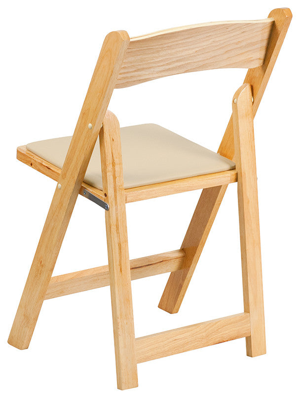 Natural Wood Folding Chair