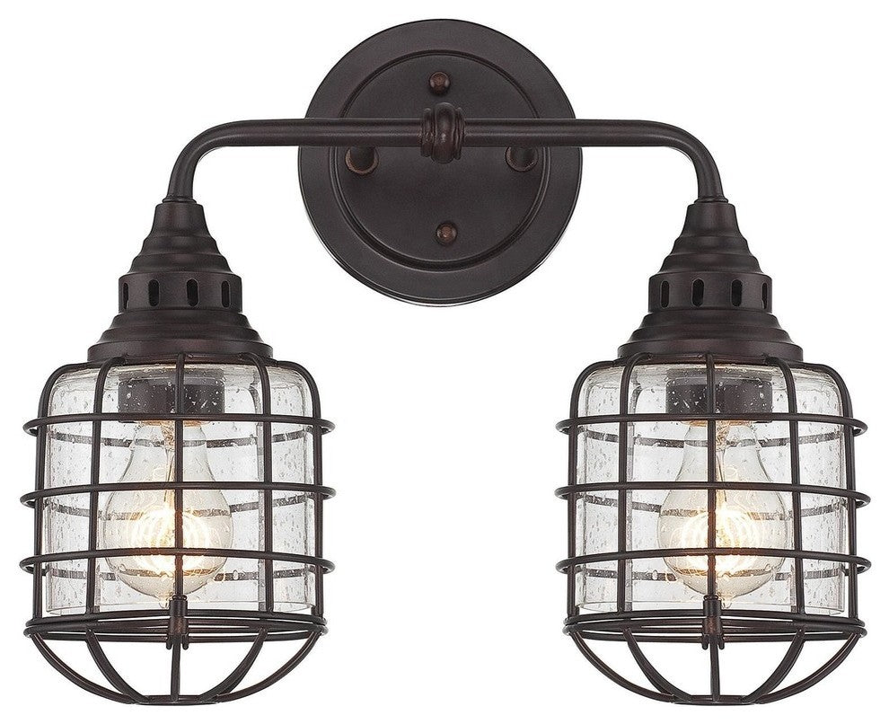 Savoy 8-575-2-13, Connell 2 Light Bronze Bath Bar