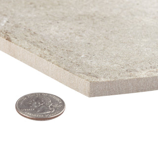 D'Anticatto Hex Bianco Porcelain Floor and Wall Tile