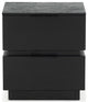 Safavieh Couture Titus 2 Drawer Nightstand, Black