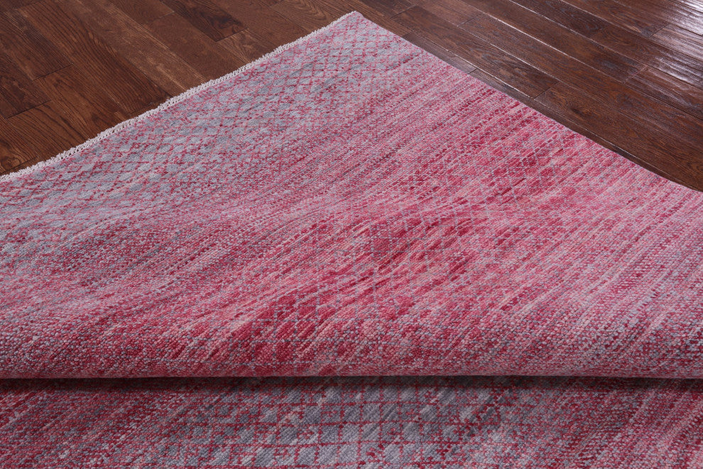 8' 1" X 10' 3" Savannah Grass Handmade Wool Rug - Q13235