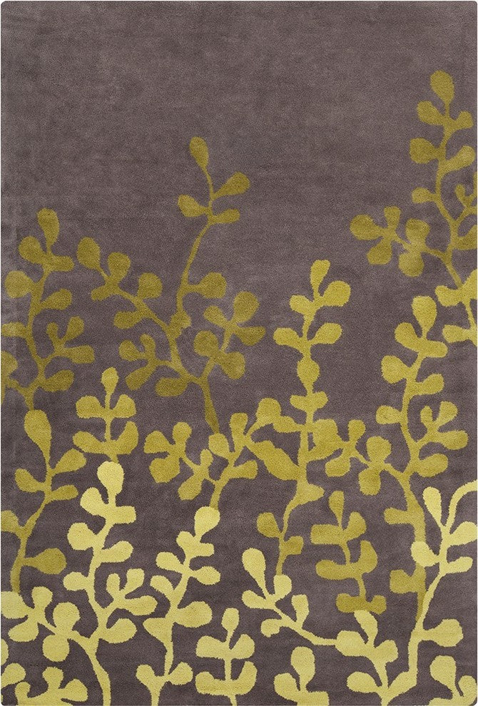 Allie Floral Contemporary Area Rug, 5''x7''6"