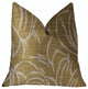 Mira Mirage Gold Luxury Throw Pillow, 20"x30" Queen