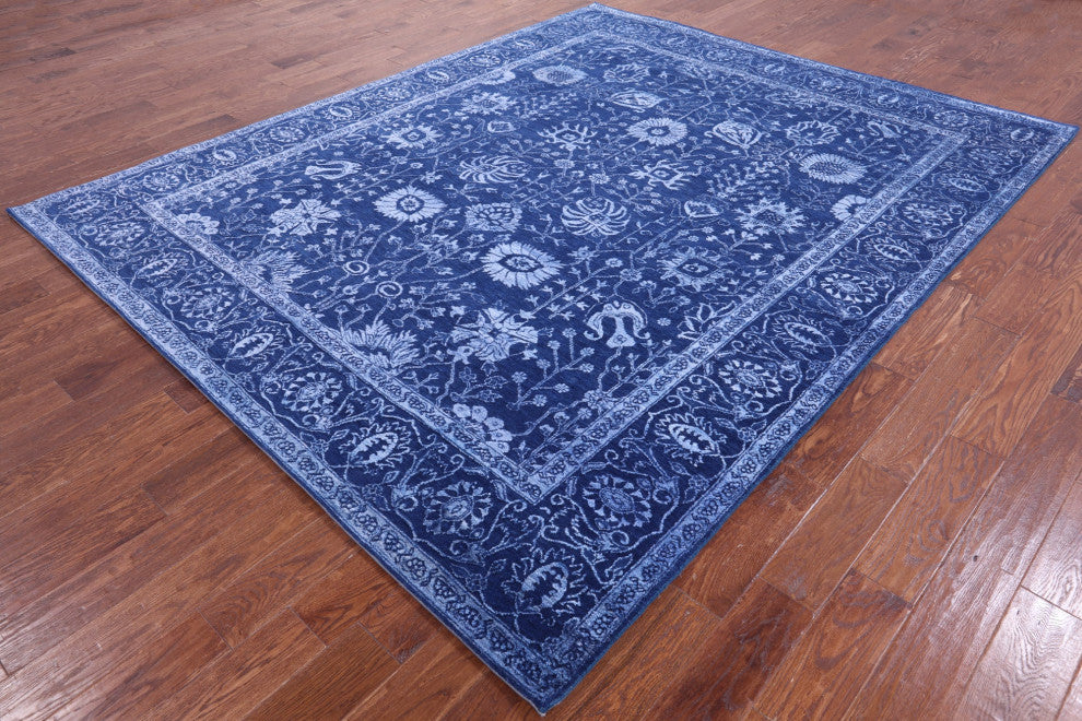 Persian Hand-Knotted Wool & Silk Rug 8' 2" X 10' 1" - Q13693