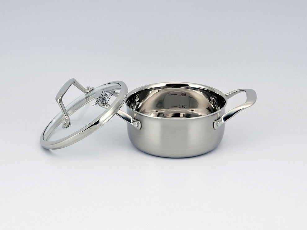 Culinary Professional 3-Ply Stainless Steel 10-Piece Cookware Set
