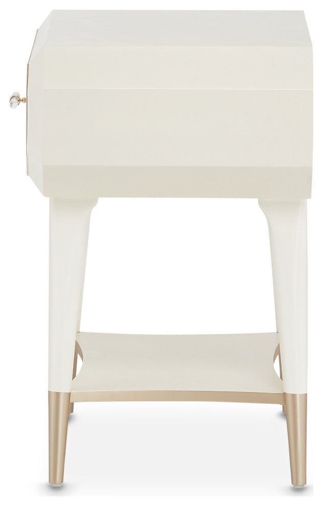 La Rachelle 1-Drawer Nightstand - Medium Champagne
