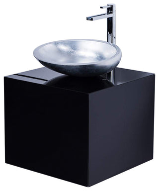 Dora Lacquered Vanity, Black, 18