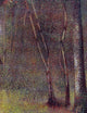 Georges Seurat In the Woods at Pontaubert, 21"x28" Wall Decal