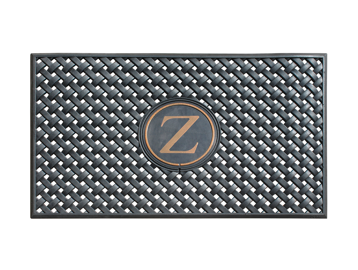 A1HC 100% Rubber Monogrammed Heavy Duty Durable Doormat 24"x39" Z