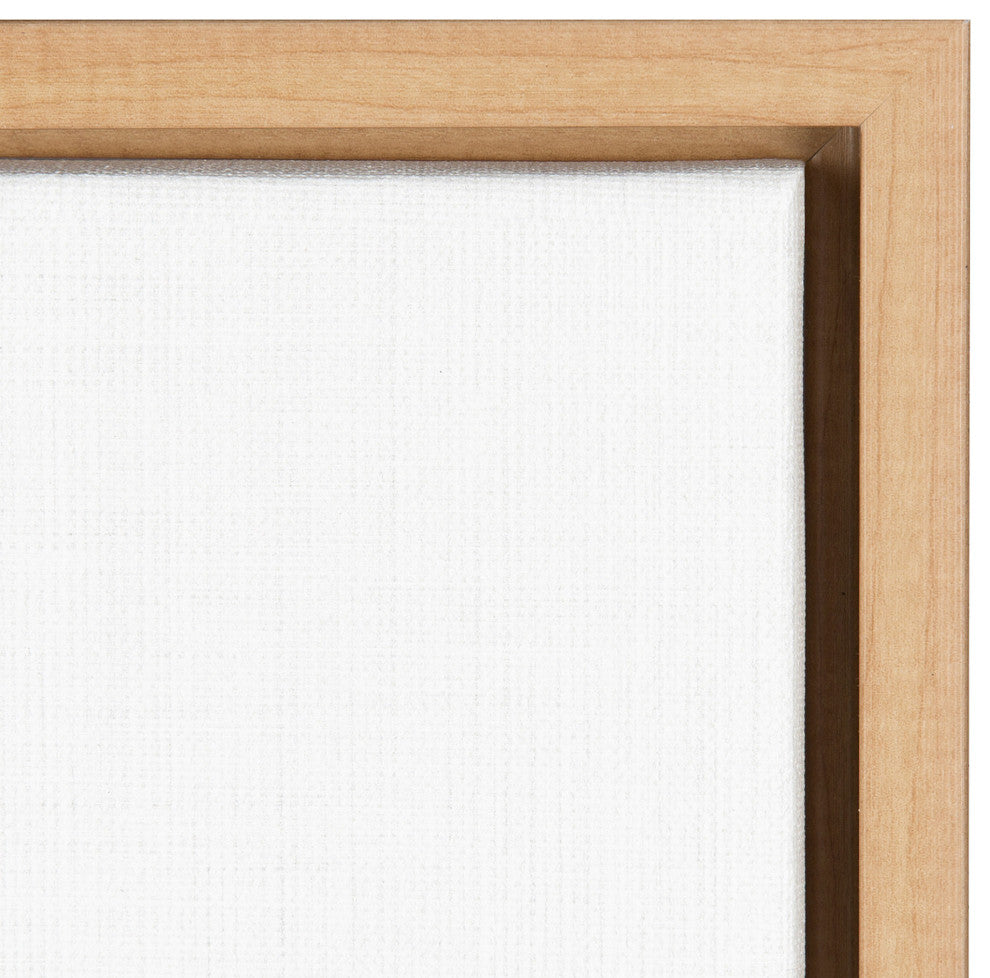 Sylvie Baboon Framed Canvas by Rachel Lee, Natural 18x24